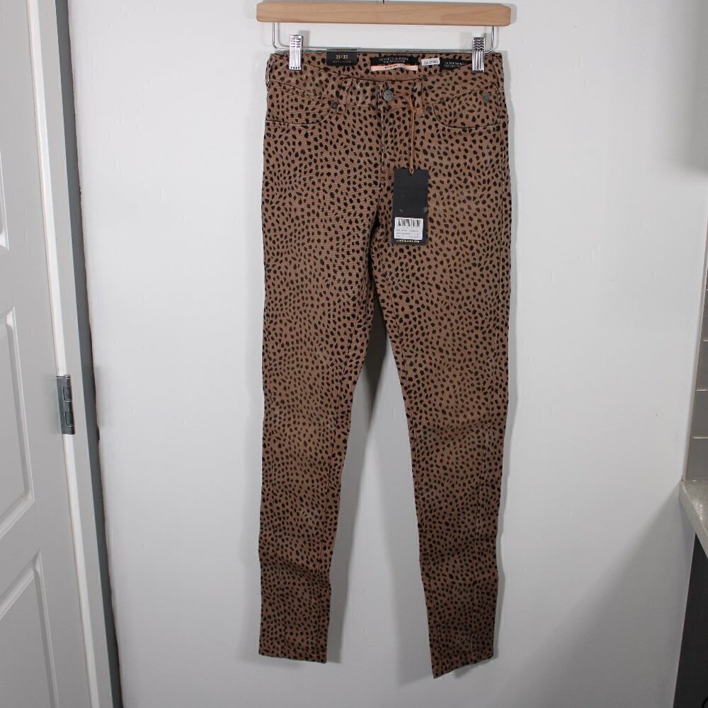 NWT Scotch & Soda La Bohemienne Jeans Animal Print Size‎ 25